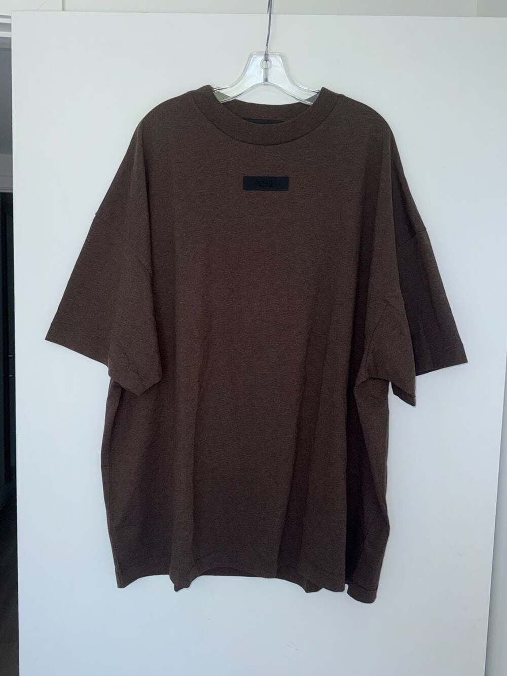 Fear Of God Essentials Heather Wood Short Sleeve Tee Oversized